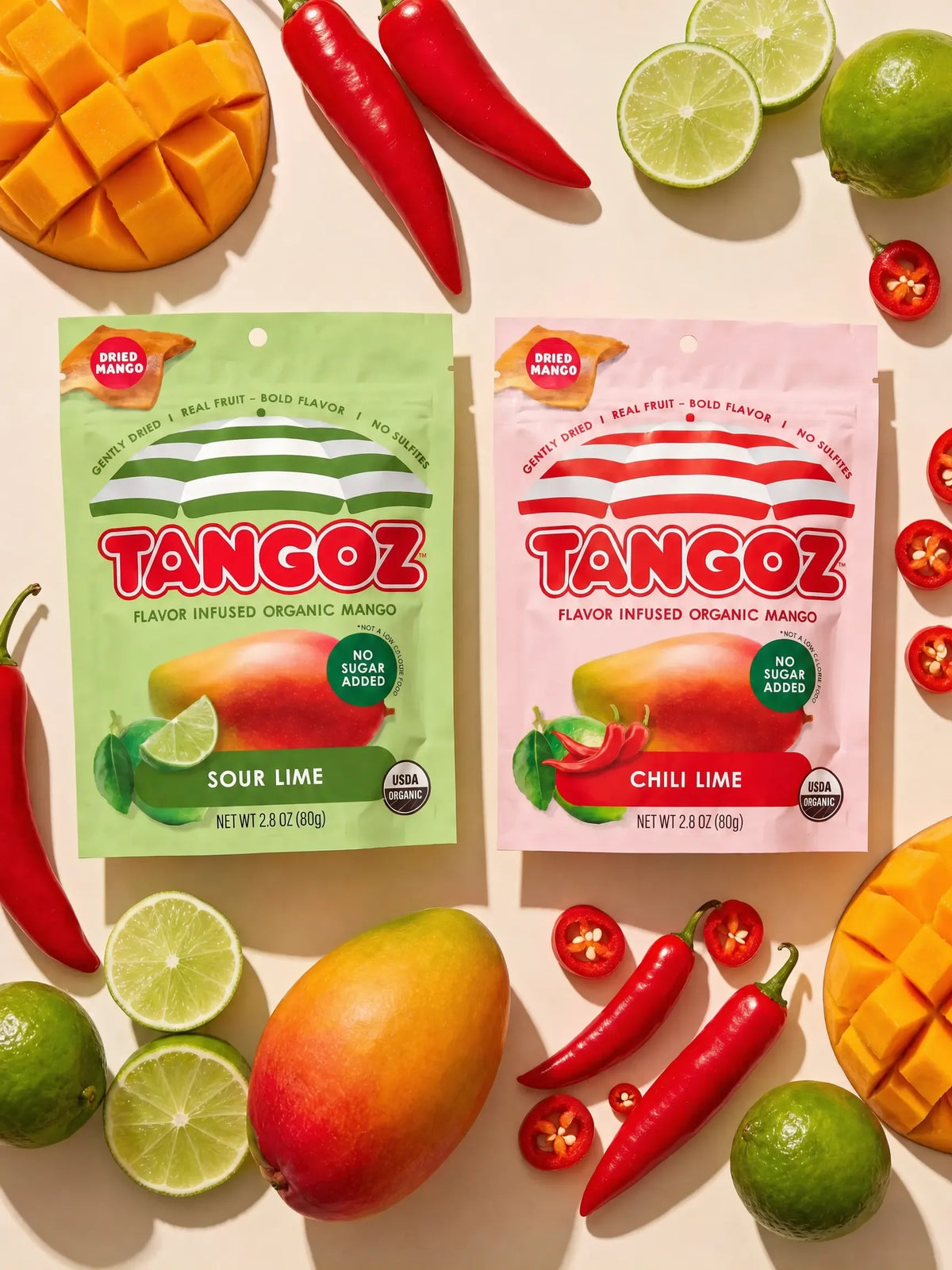 Lime Pack: 2 Sour Lime + 2 Chili Lime
