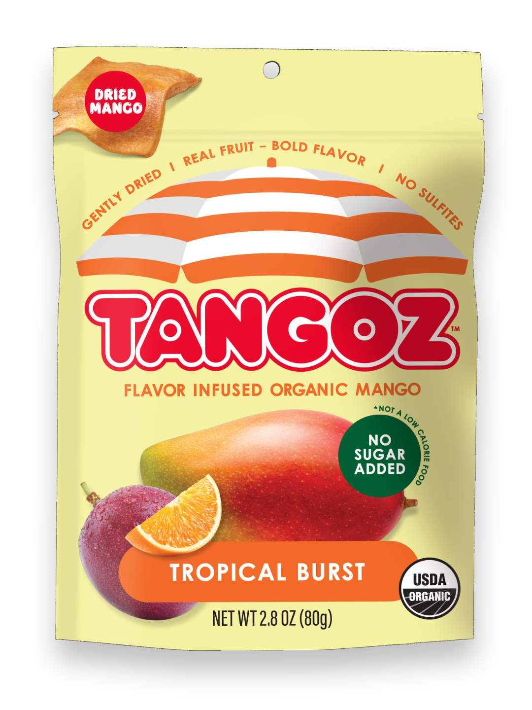 TANGOZ Tropical Burst Organic Dried Mango